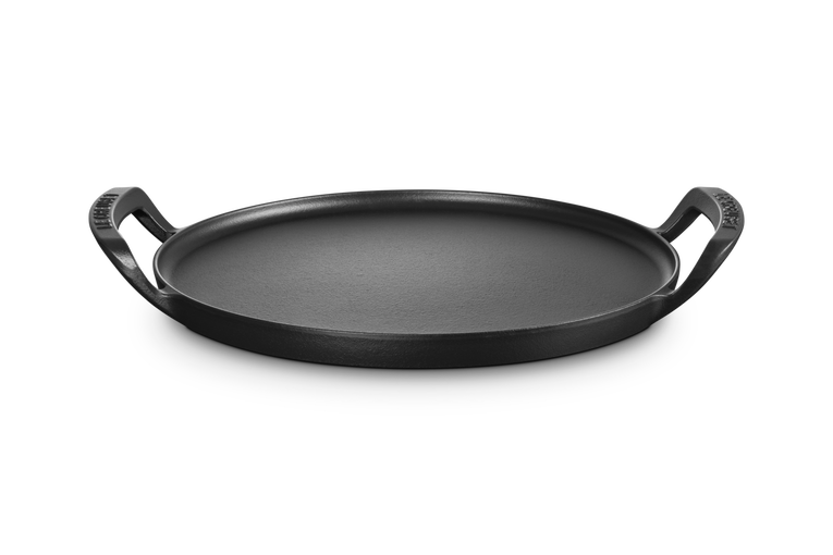 Teglia per pizza rotonda BBQ Outdoor in ghisa vetrificata