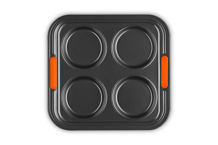 Stampo 4 Crostatine con bordo liscio