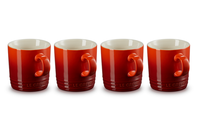 Set 4 Tazze Mug London Ciliegia 350 ml