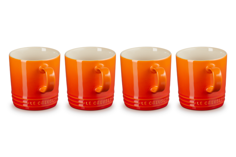 Set 4 Tazze Mug London Ciliegia 350 ml