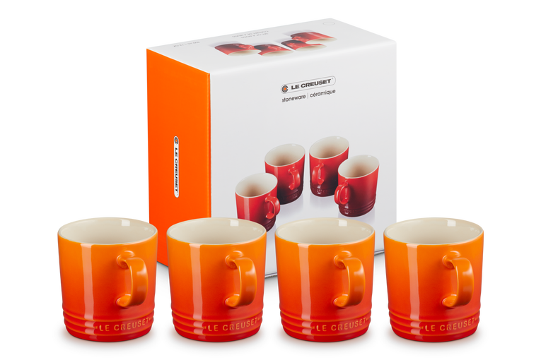 Set 4 Tazze Mug London Ciliegia 350 ml