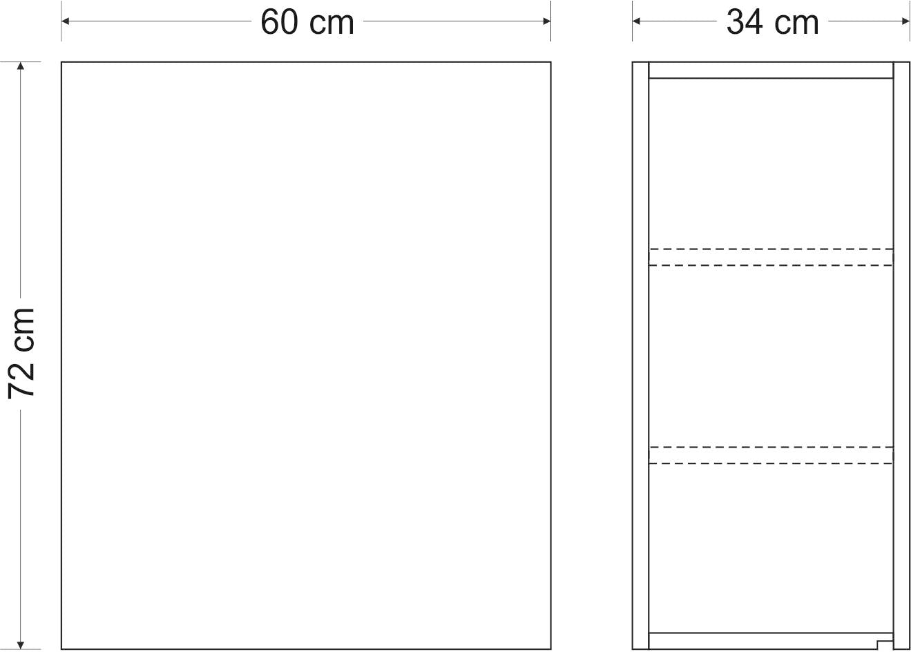 Pensile H720 - 60 cm