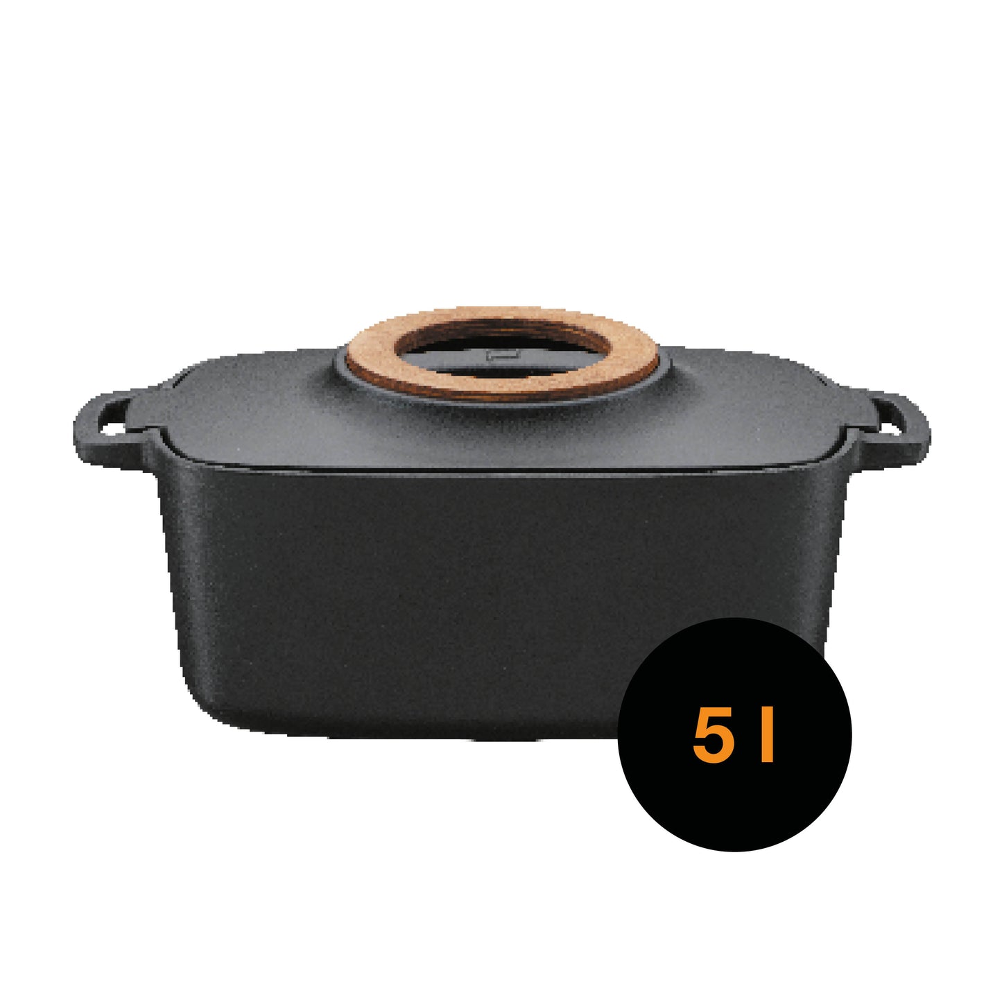 Pentola ovale in ghisa Norden, 5L