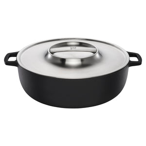 Pentola in ghisa Norden Grill Chef, 30cm, con coperchio