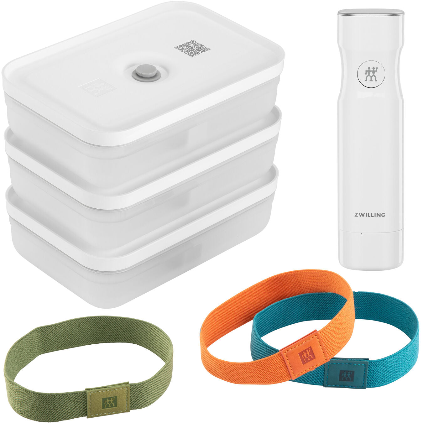 Set Sottovuoto Fresh&Save con launch box, bianca