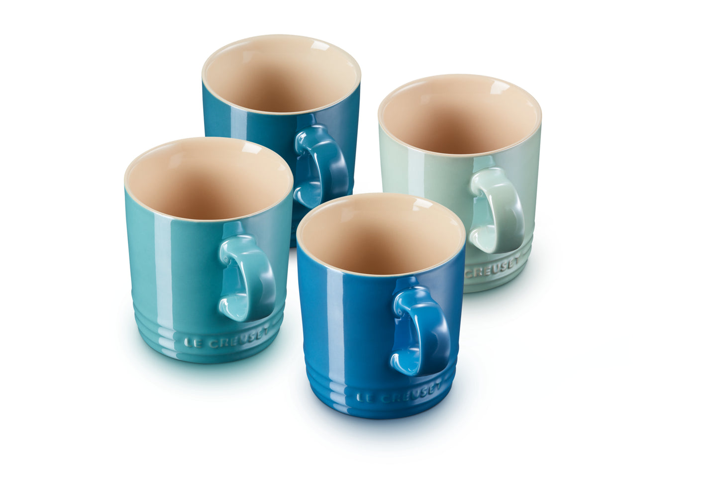 Set 4 Tazza Mug 350ml Metallics