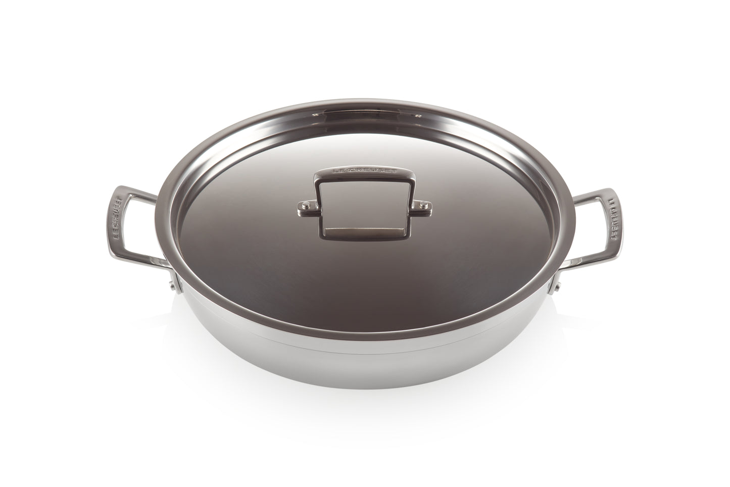 Tegame Basso con Coperchio Liscio