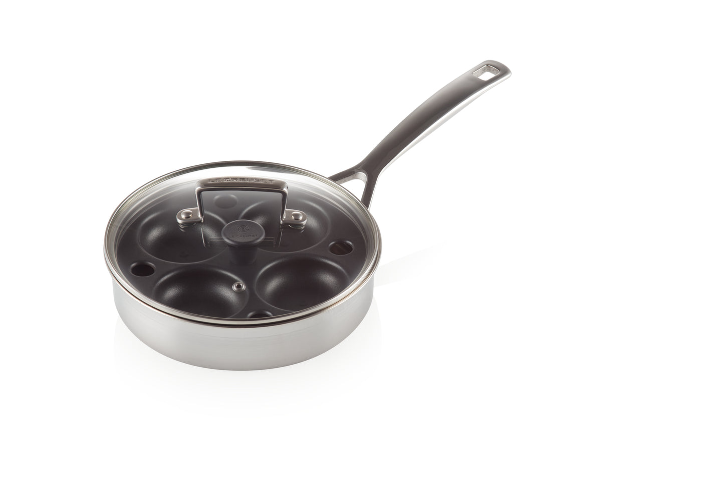 Padella cuoci uova in acciaio inox