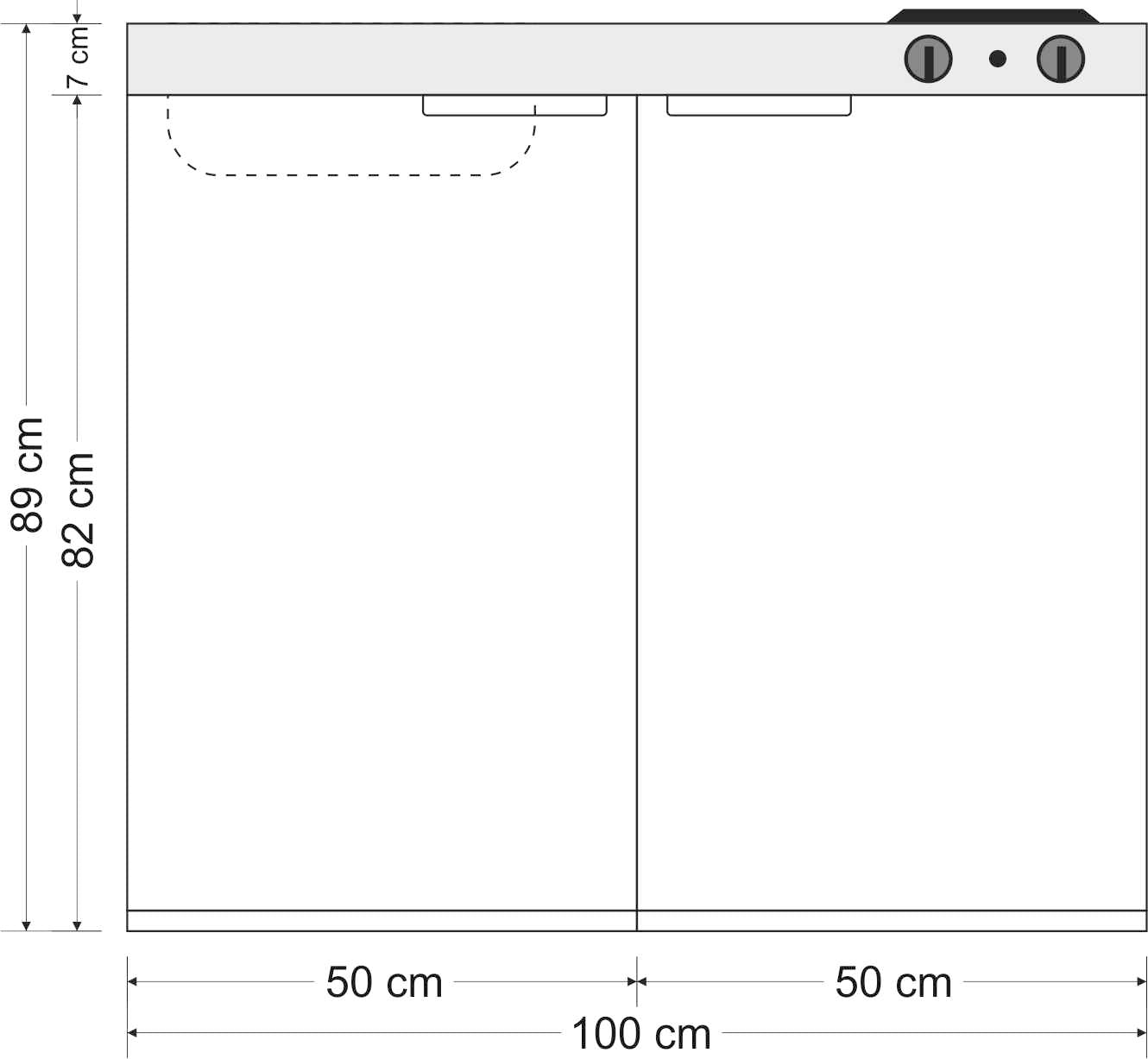 Minicucina Kitchenline MK100 - 100 cm