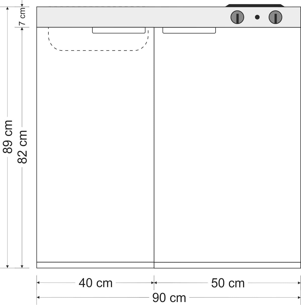 Minicucina Kitchenline MK90 - 90 cm