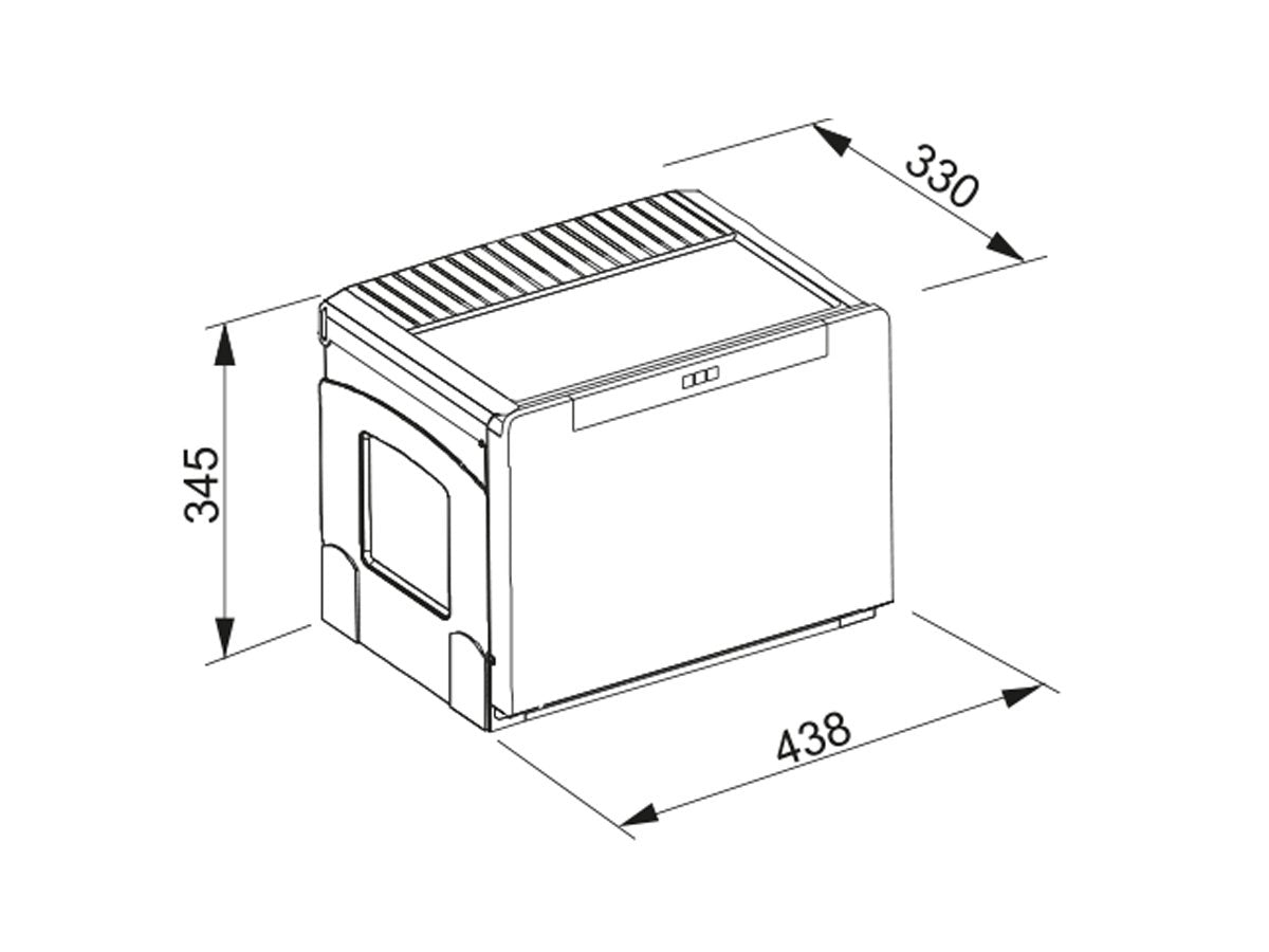 Sistema per la raccolta differenziata CUBE 50-3C