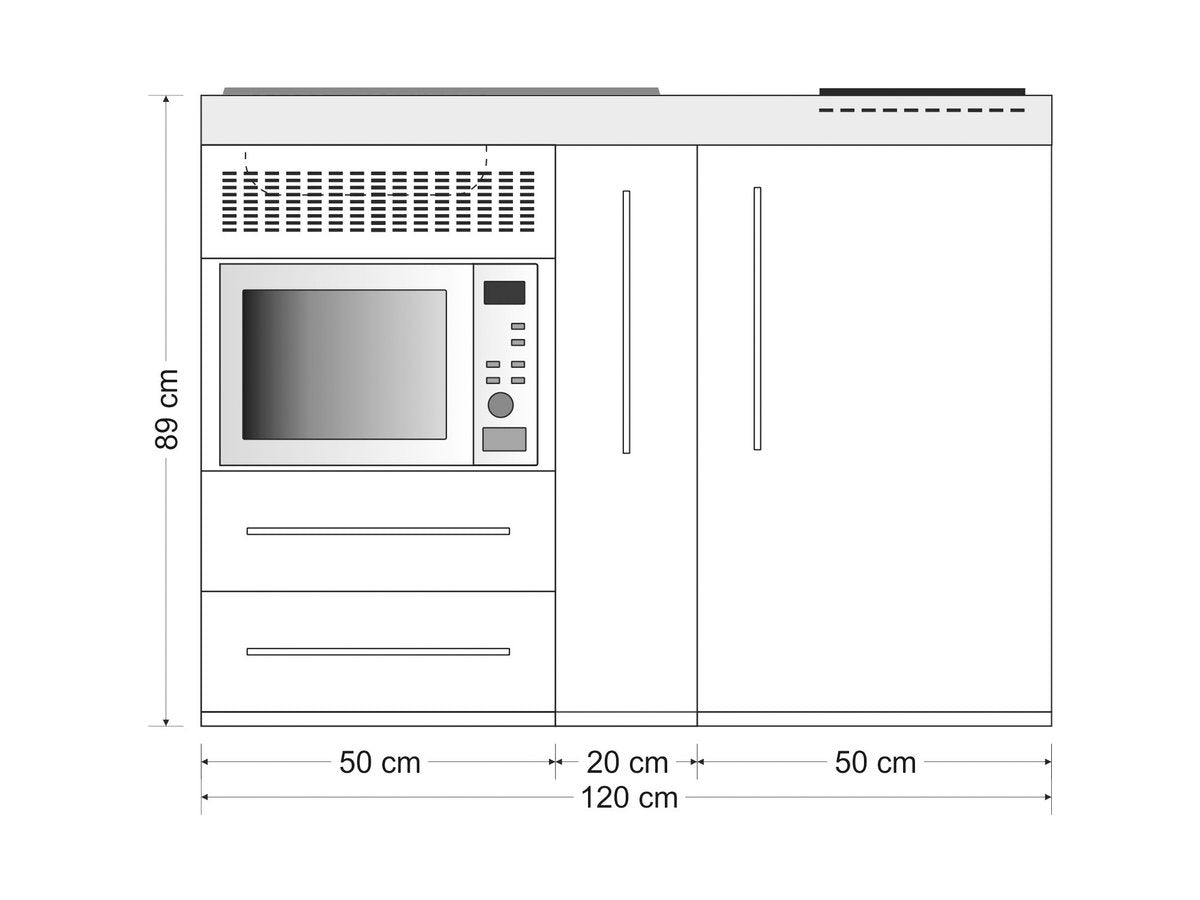 Minicucina Premiumline MPM120A - 120 cm