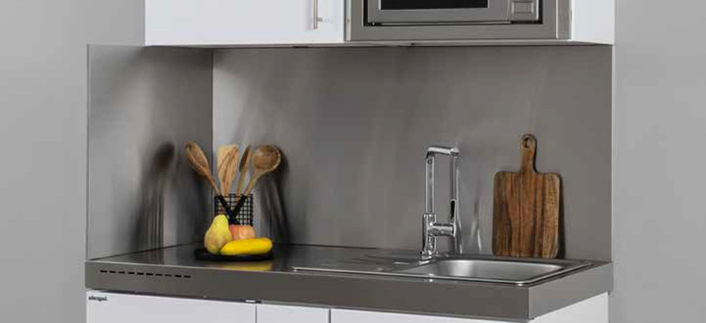 Pannello Posteriore in Acciaio Inox Satinato
