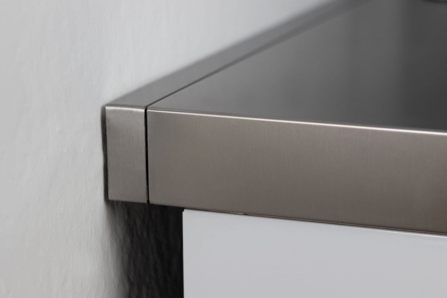 Distanziatore in acciaio inox satinato