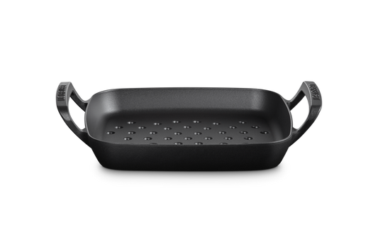 Grill quadrato BBQ Outdoor in ghisa vetrificata