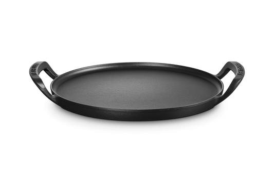 Teglia per pizza rotonda BBQ Outdoor in ghisa vetrificata