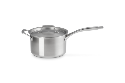 Casseruola con Coperchio e Manico Essential Acciaio Inox