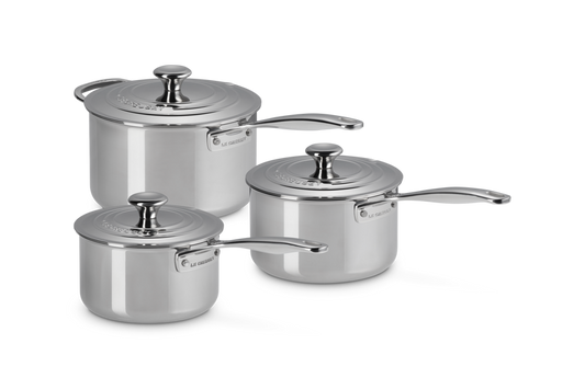 Set 3 pz. Casseruole in Acciaio Inox Evolution