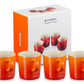Set 4 Tazze Mug London Ciliegia 350 ml