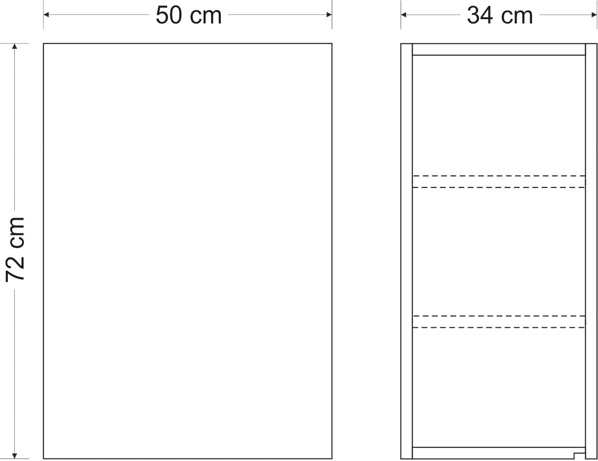 Pensile H720 - 50 cm