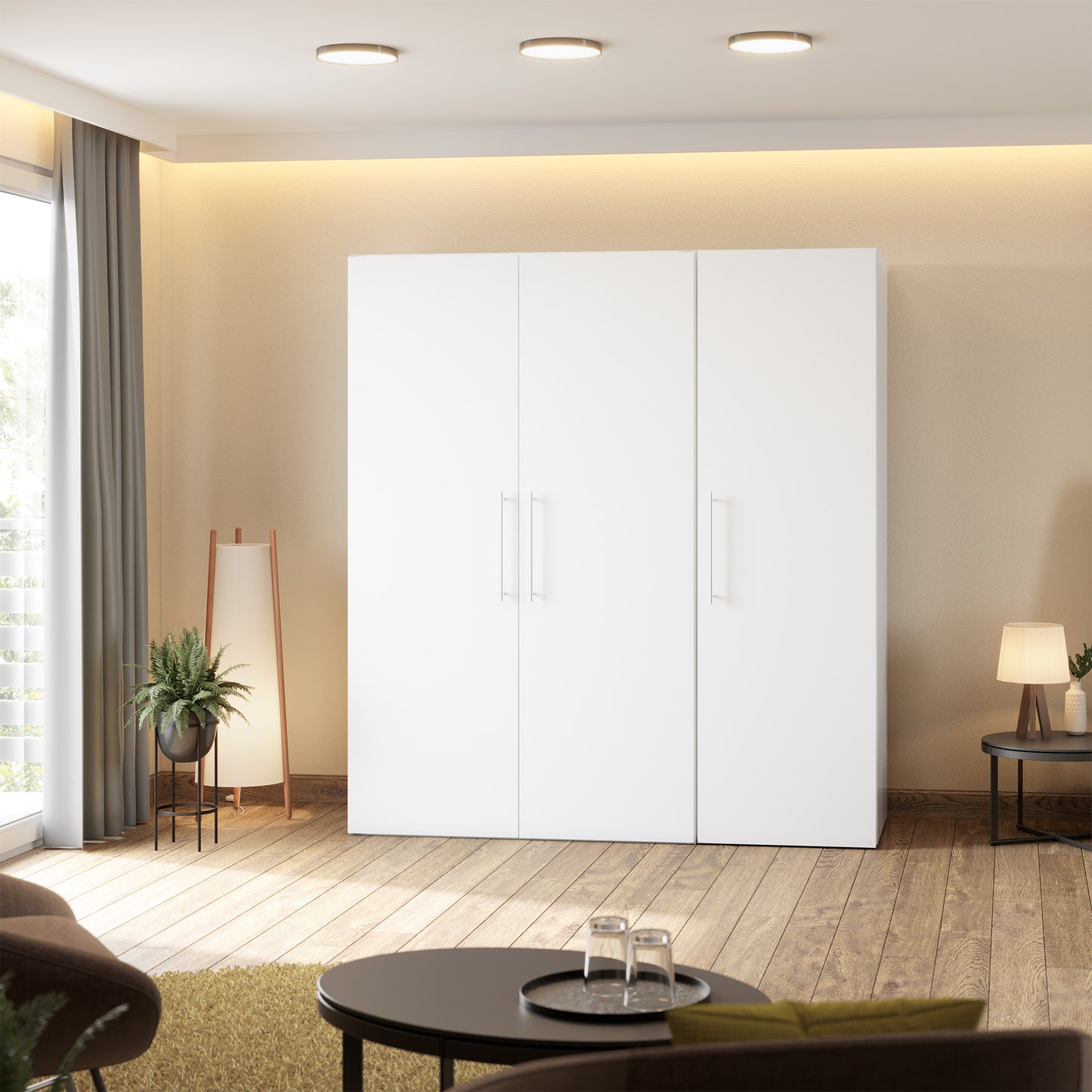 CUCINA ARMADIO SKMMFGS120 - con frigo/congelatore, microonde 20l e lavastoviglie