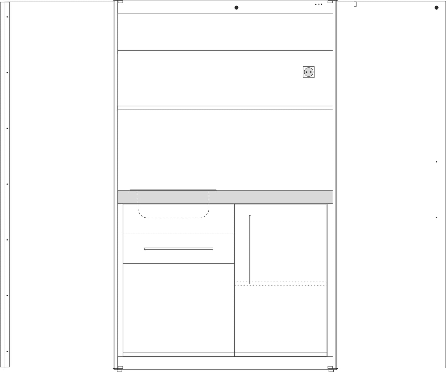 CUCINA ARMADIO SKM120 - Modello Base