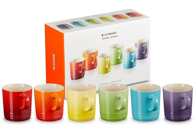 Set 6 Tazze Mug London  350 ml colori assortiti